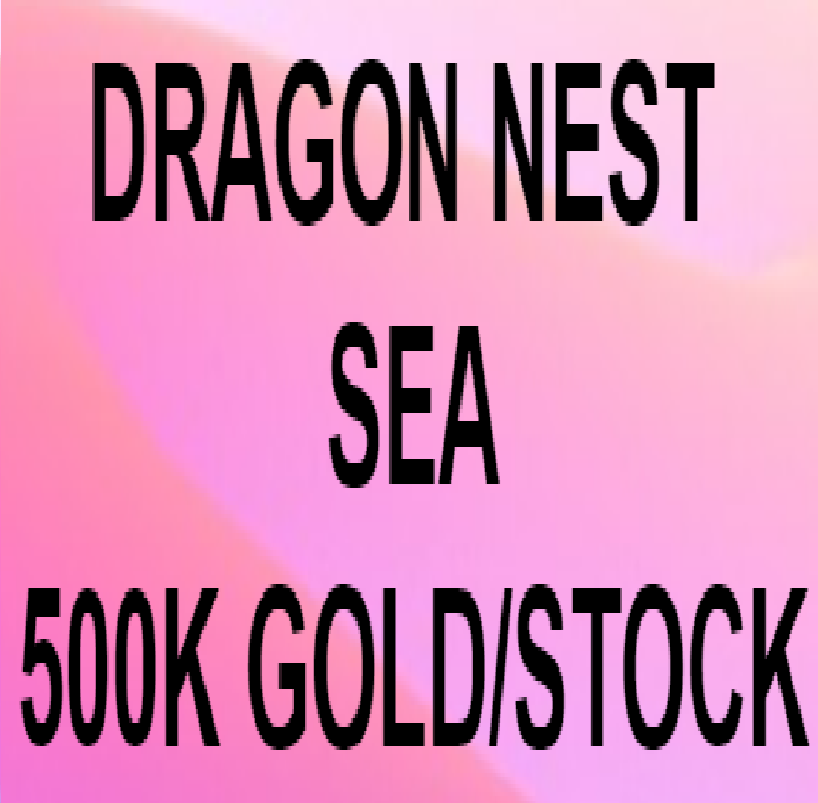 500k Gold Stock Dragon Nest Sea Reef 100 Clean From 500k Gold Stock Dragon Nest Sea