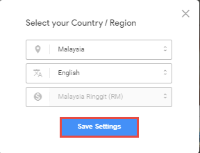 Select Your Region