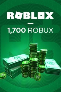 Roblox Top Up 1700 Robux. Reliable and Secured.24Hours Online Reload ...
