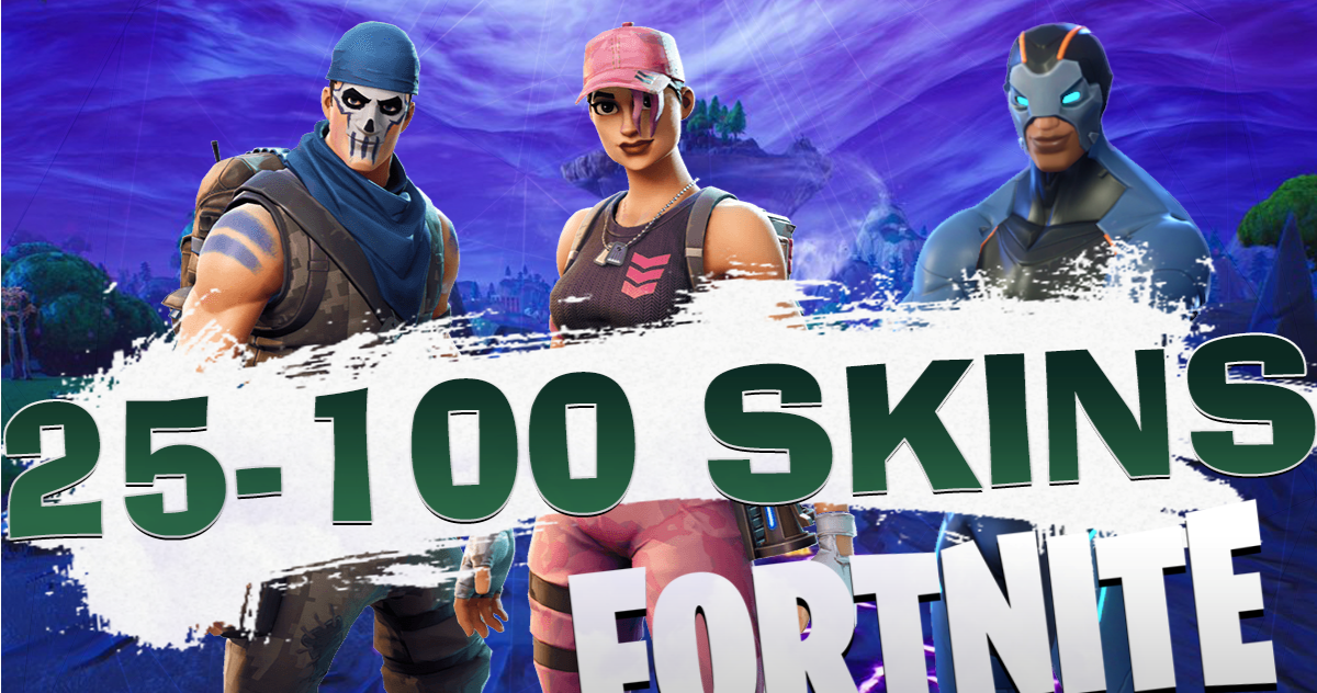 Fortnite Account | 25-100 PVP SKINS | CASHBACK | WITH ... - 1200 x 632 png 1062kB