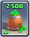 Clash Royale Top Up 2500 Gems