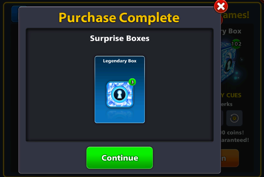 103 Legendary Boxes ( In Your Account ) {THIS OFFER FOR DIAMOND VIP ...